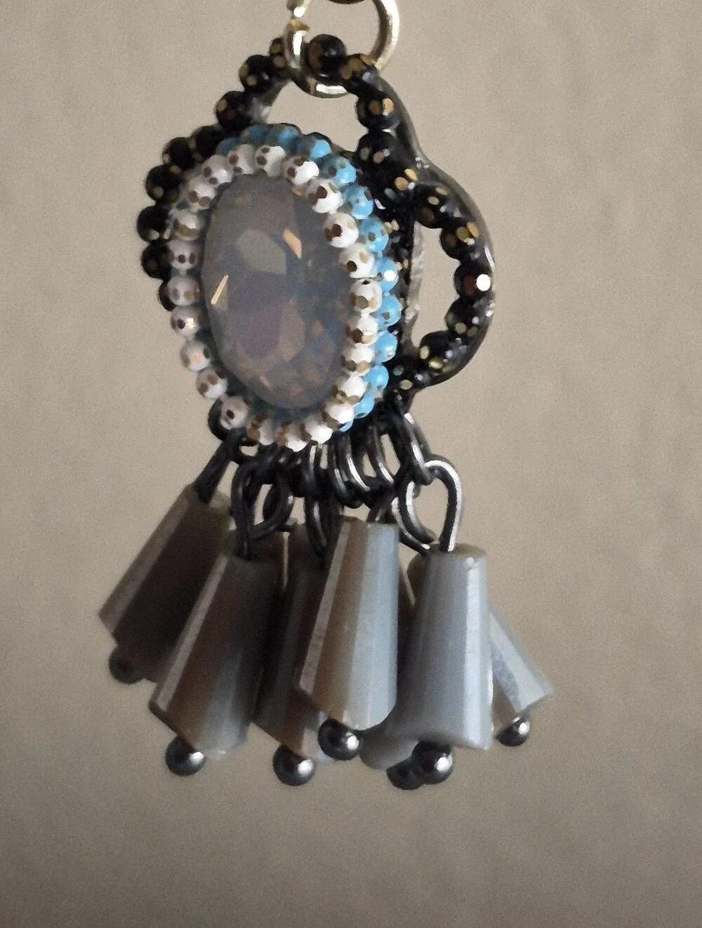 Hildie & Jo Vintage Inspired Beaded Drop Earrings